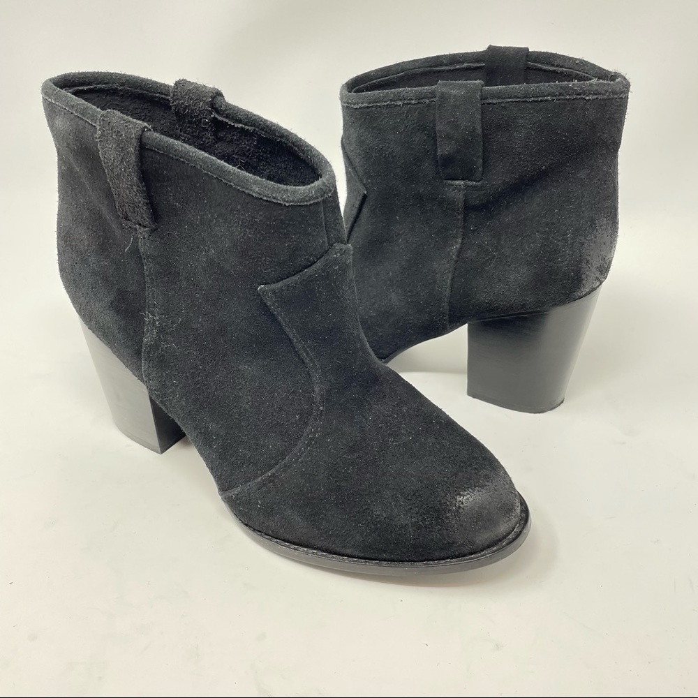 Splendid Black Suede Ankle Boot Lakota 9
